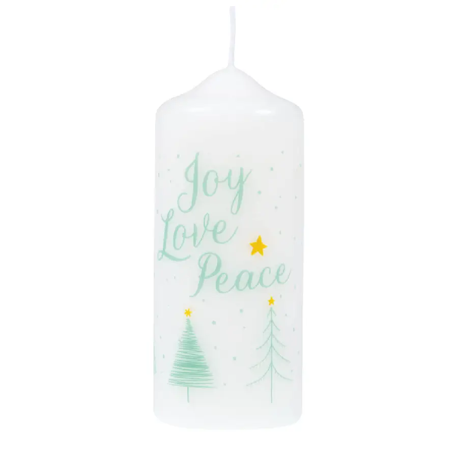 Kaars Joy Love Peace
