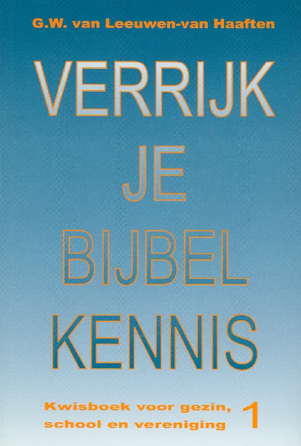 Verrijk je bijbelkennis 1