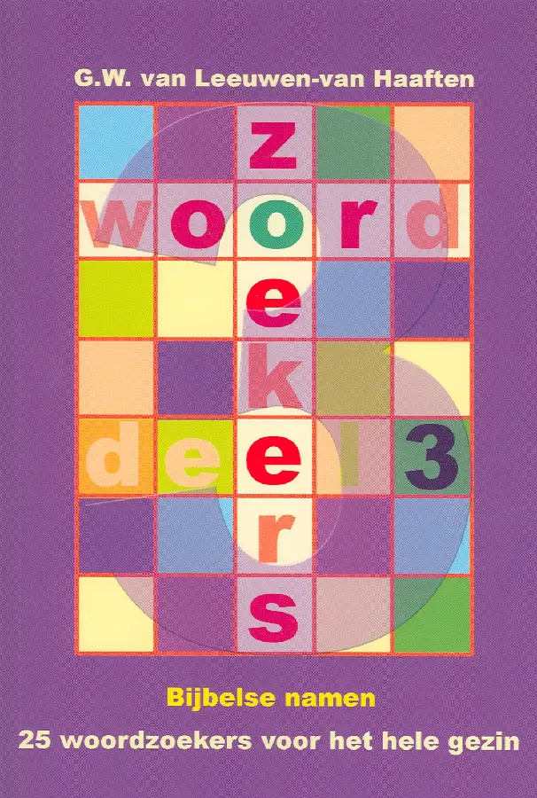 Woordzoekers 3 bijbelse namen