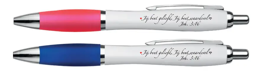 Pen Blauw Je Bent Geliefd
