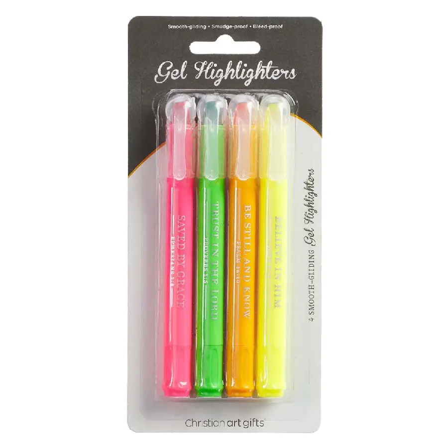 Gel highlighters (4 stuks)