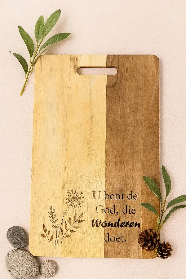 Snijplank Acacia 40x24x1,4cm   U bent de