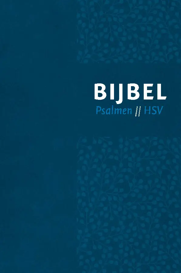 Bijbel hsv met psalmen vivella blauw