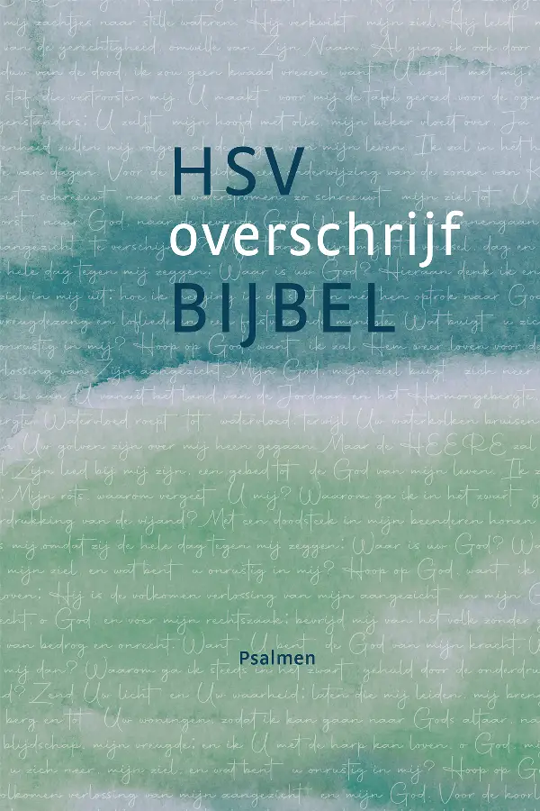 Hsv overschrijfbijbel psalmen