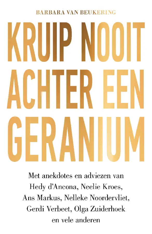 Kruip nooit achter een garanium