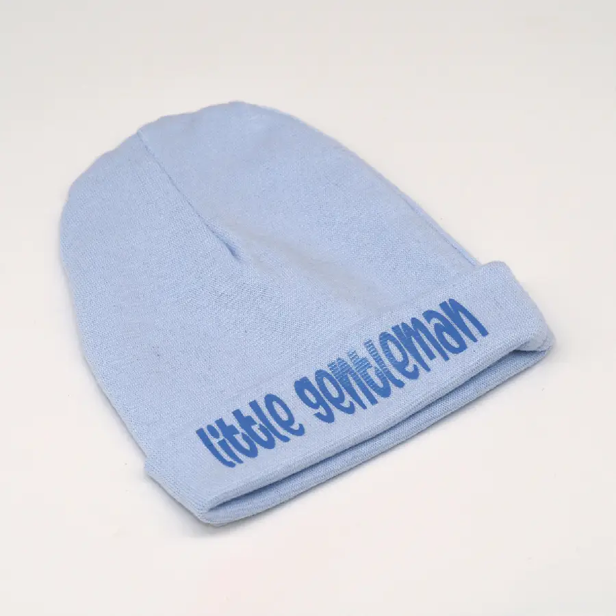 Muts blauw little gentleman