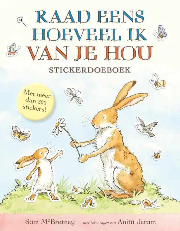 Raad eens hoeveel ik van je hou stickerb